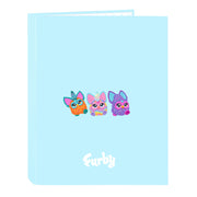 Dossier Furby Bleu ciel A4