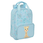 Cartable Sophie la Girafe Bleu clair 20 x 28 x 8 cm