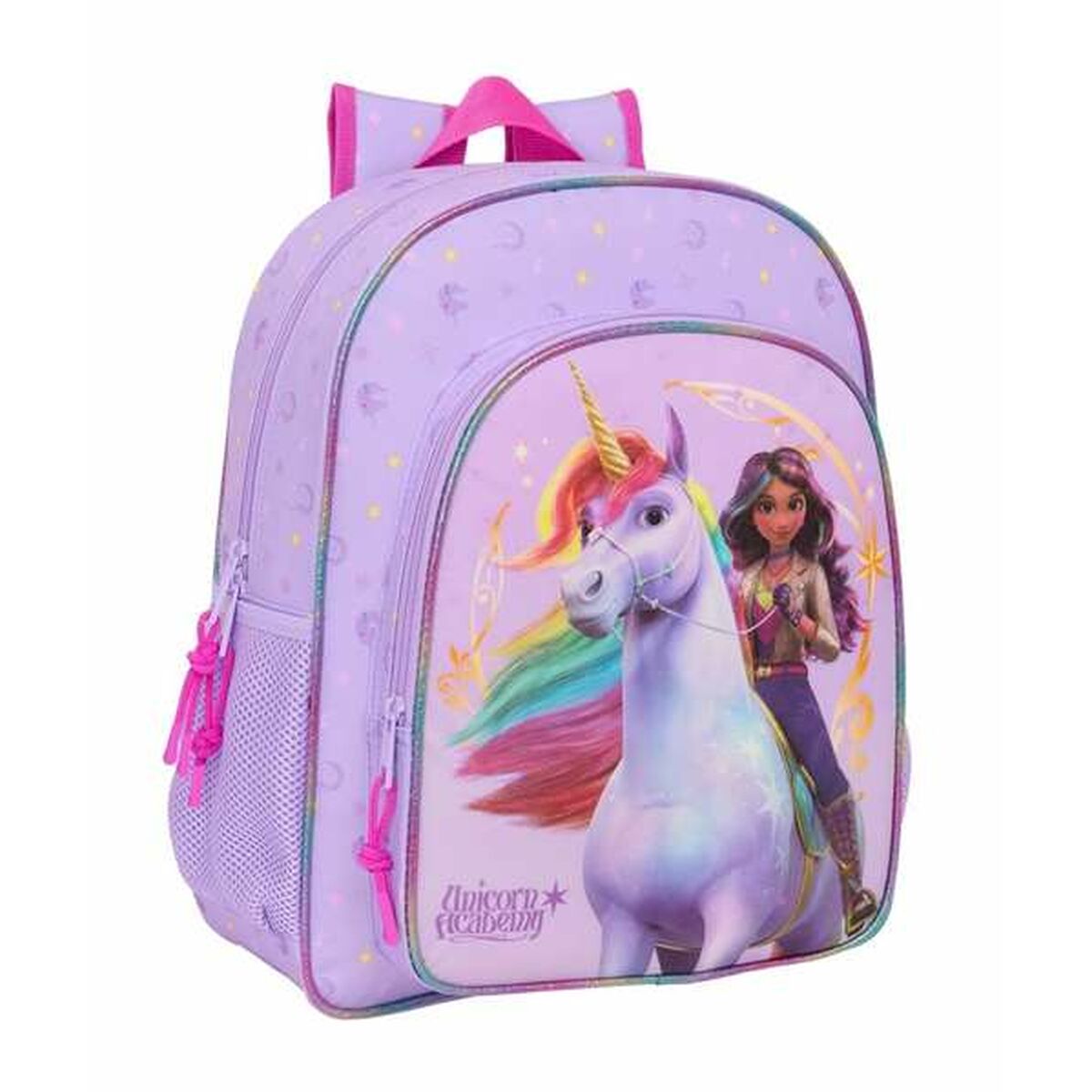 Cartable Unicorn Academy Lila 32 x 38 x 12 cm