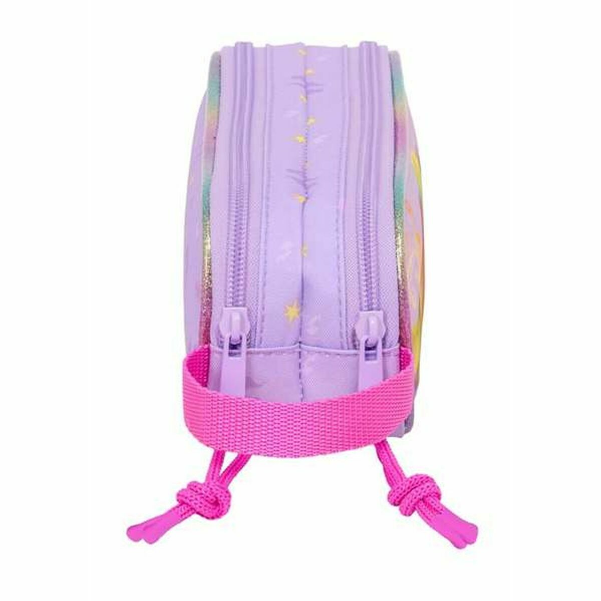 Trousse Fourre-Tout Double Unicorn Academy Lila 21 x 8 x 6 cm