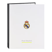 Reliure à anneaux Real Madrid C.F. Blanc A4 26.5 x 33 x 4 cm