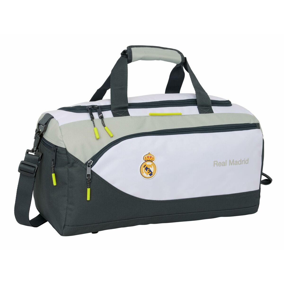 Sac de sport Real Madrid C.F. Blanc Noir 50 x 25 x 25 cm
