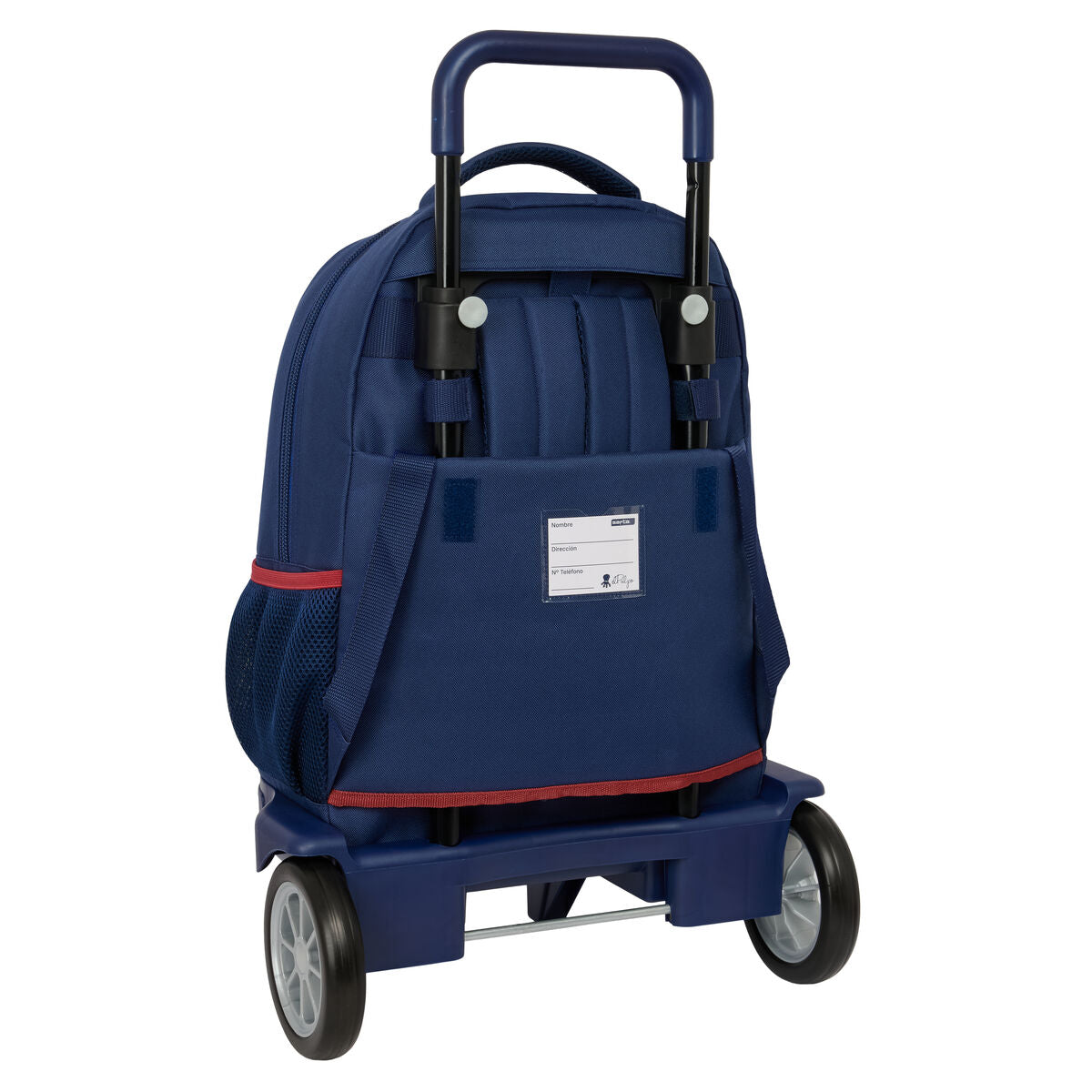 Cartable à roulettes El Pulpo Blue marine 33 x 45 x 22 cm