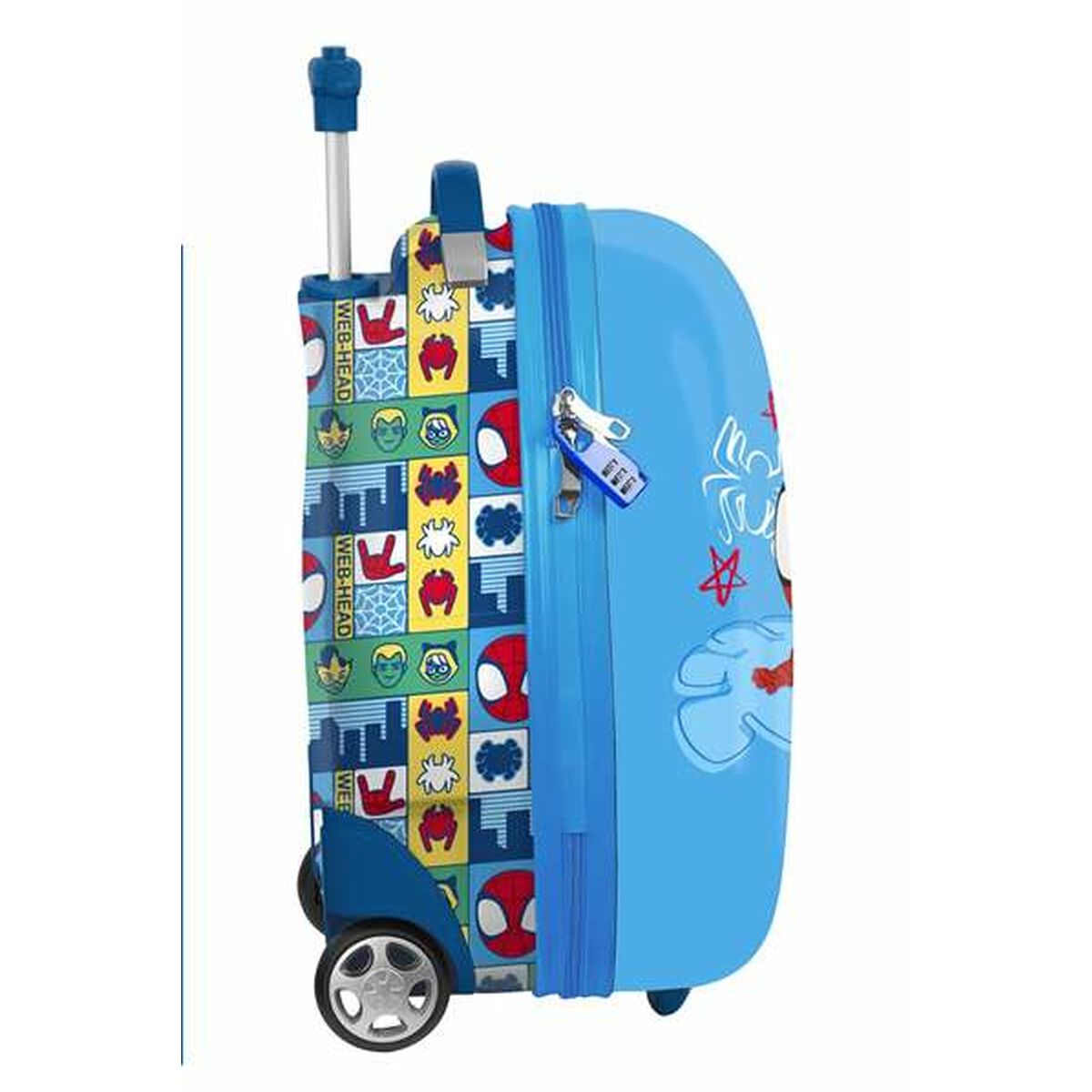 Trolley de Cabine Stitch RESCUE Bleu Rouge 28 x 43 x 23 cm