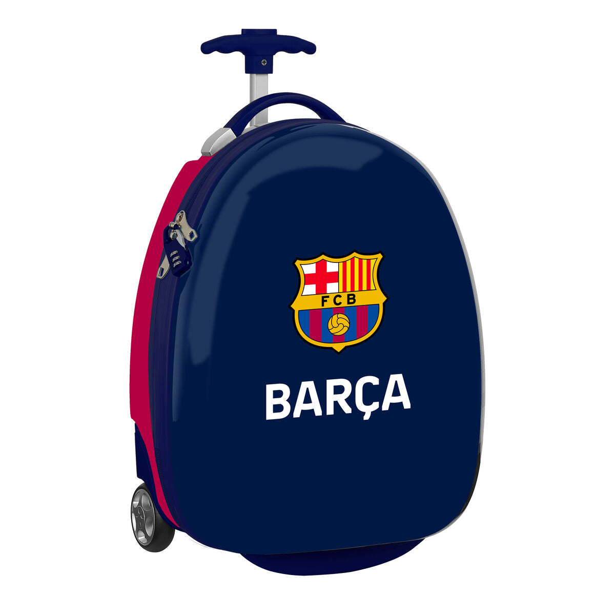 Valise cabine F.C. Barcelona Bleu Bordeaux 16'' 23 L 28 x 43 x 23 cm