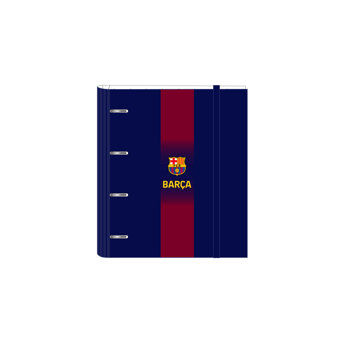 Reliure à anneaux F.C. Barcelona Bleu Bordeaux 27 x 32 x 3.5 cm