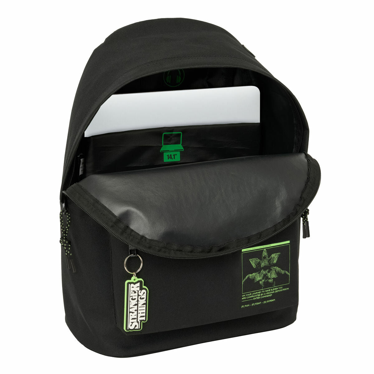 Cartable Stranger Things Noir 31 x 41 x 16 cm