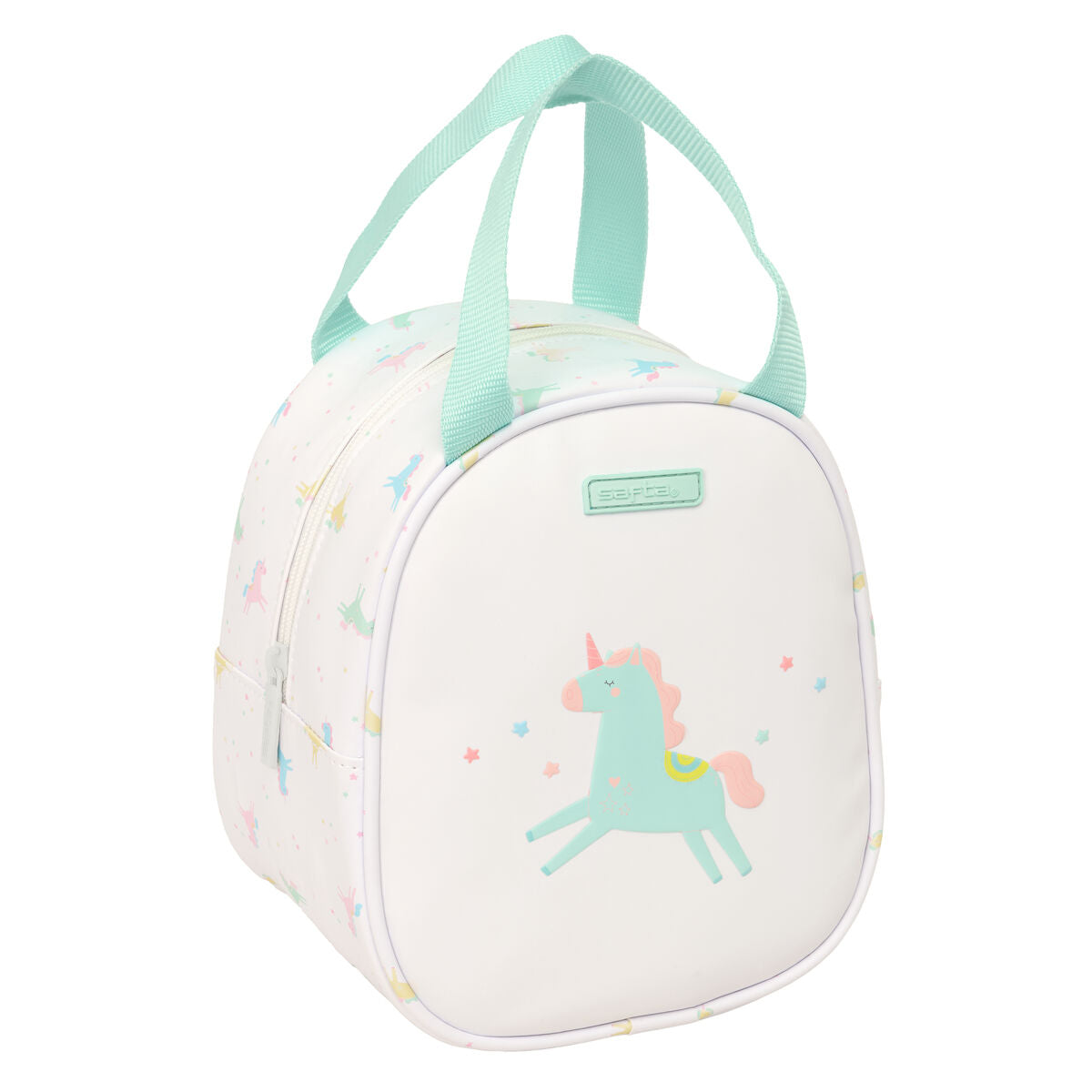 Sac glacière goûter Safta Unicornio Beige 19 x 22 x 14 cm