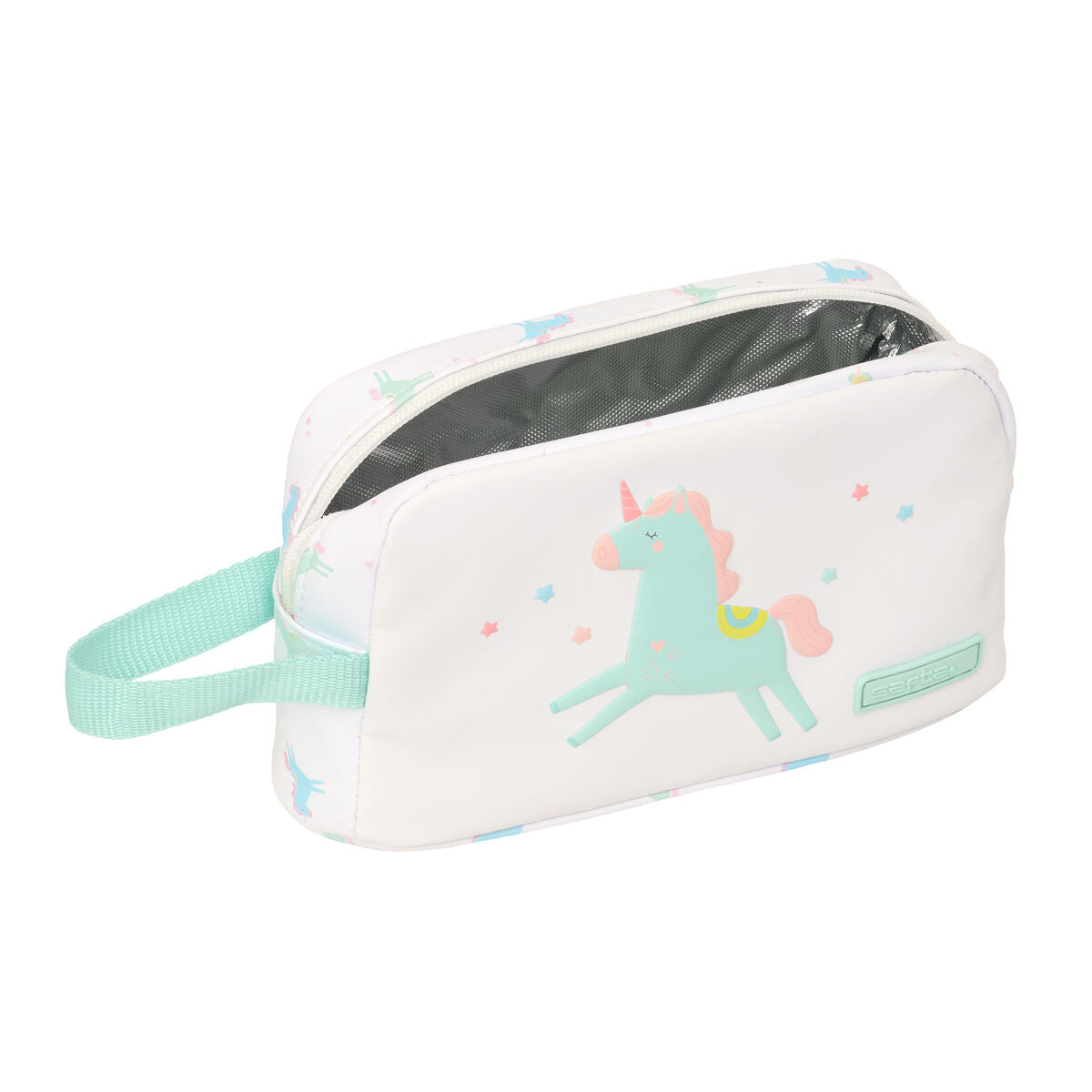 Sac glacière goûter Safta Unicornio Beige 21,5 x 12 x 6,5 cm