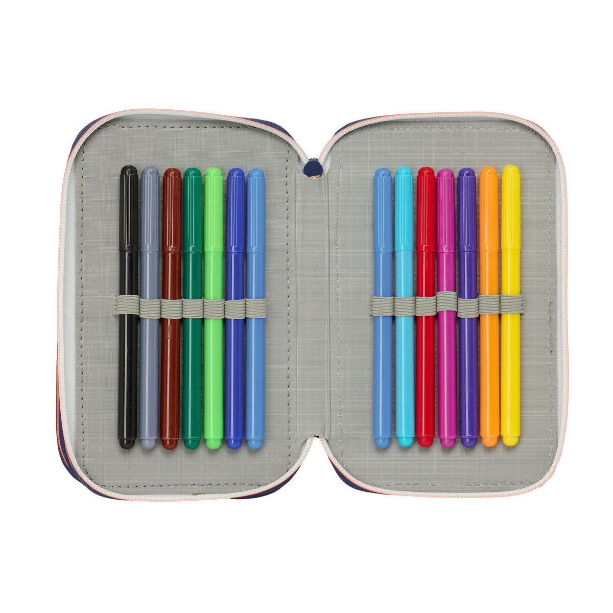 Fourre-tout F.C. Barcelona Blue marine 12,5 x 19,5 x 5,5 cm 37 Pièces