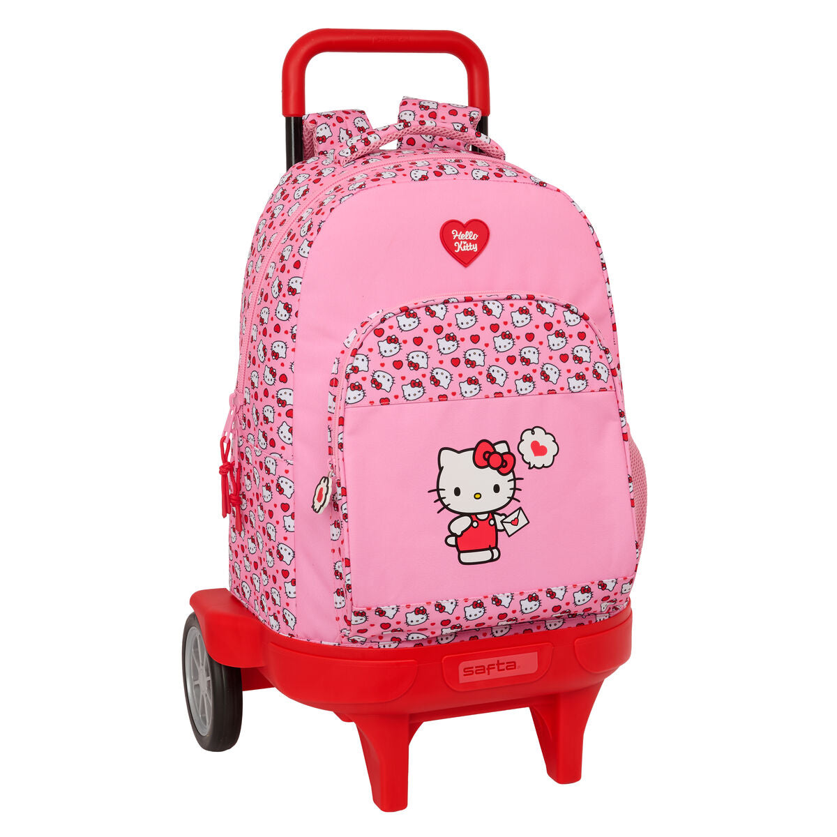 Cartable à roulettes Hello Kitty Rose 33 x 45 x 22 cm
