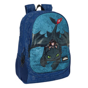 Cartable How to Train Your Dragon Bleu foncé 32 x 44 x 16 cm