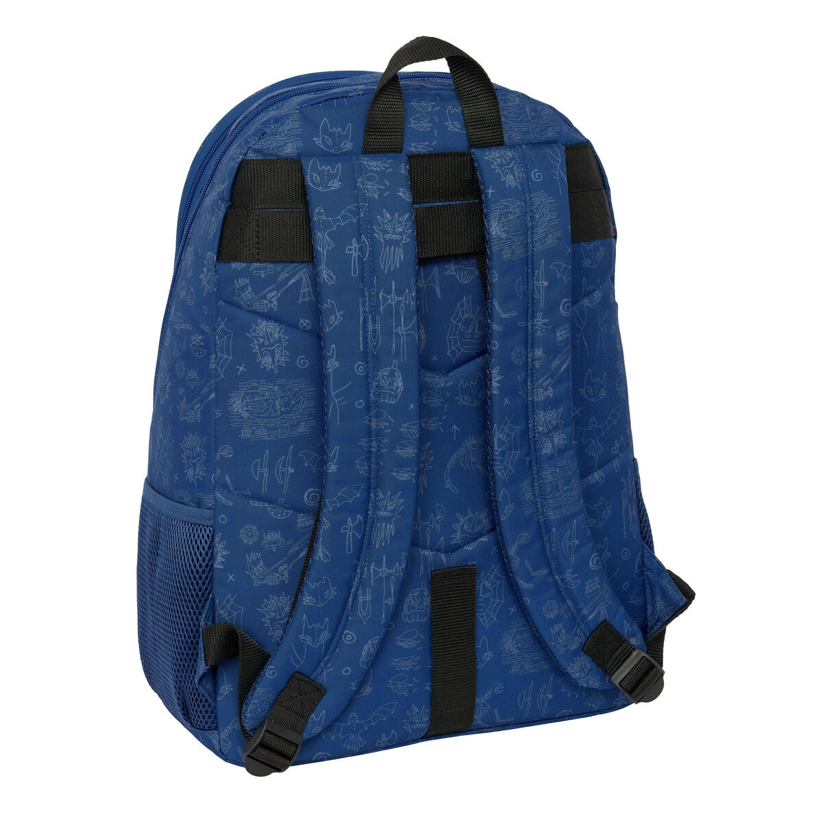 Cartable How to Train Your Dragon Bleu foncé 32 x 44 x 16 cm