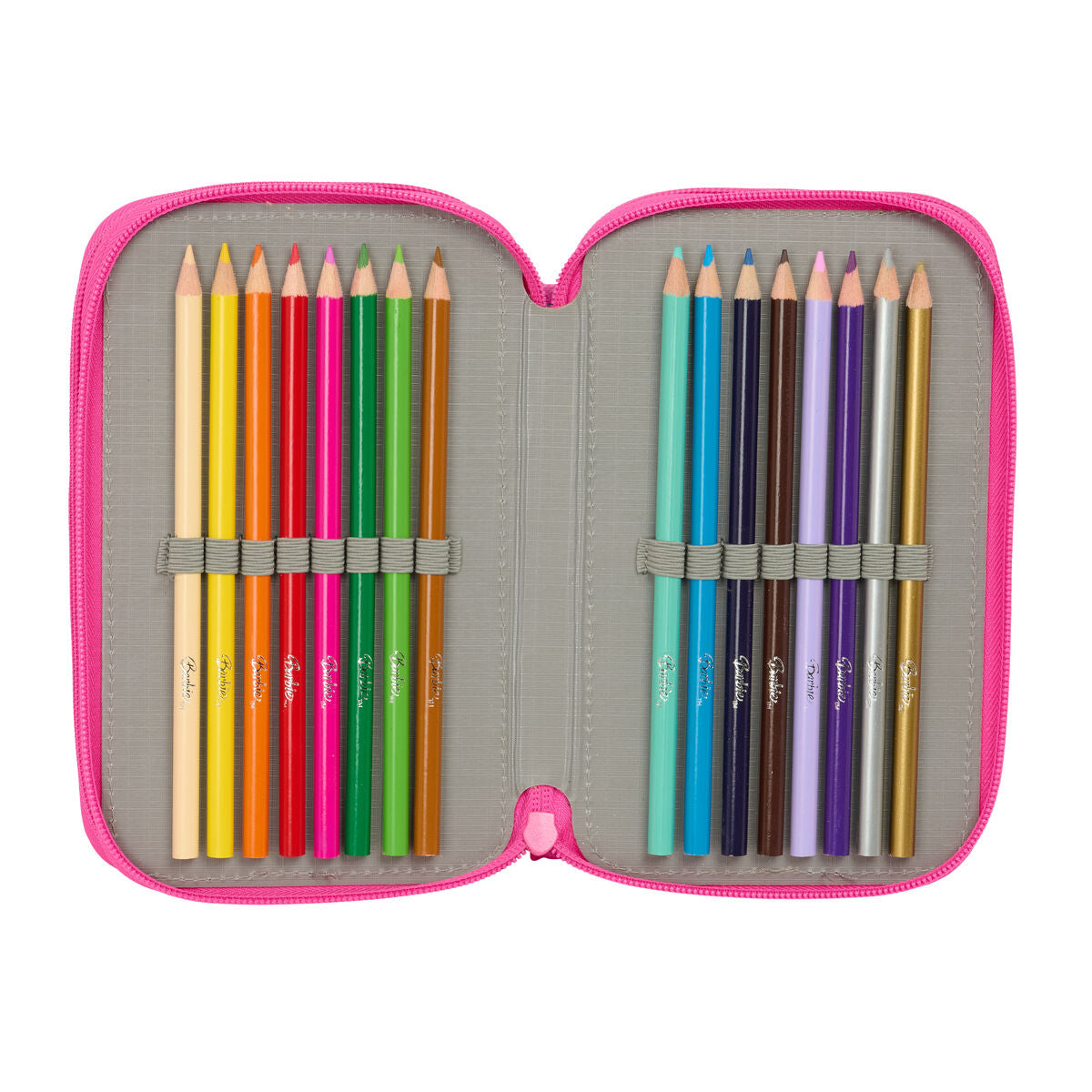 Fourre-tout Barbie Multicouleur 12,5 x 19,5 x 5,5 cm 37 Pièces