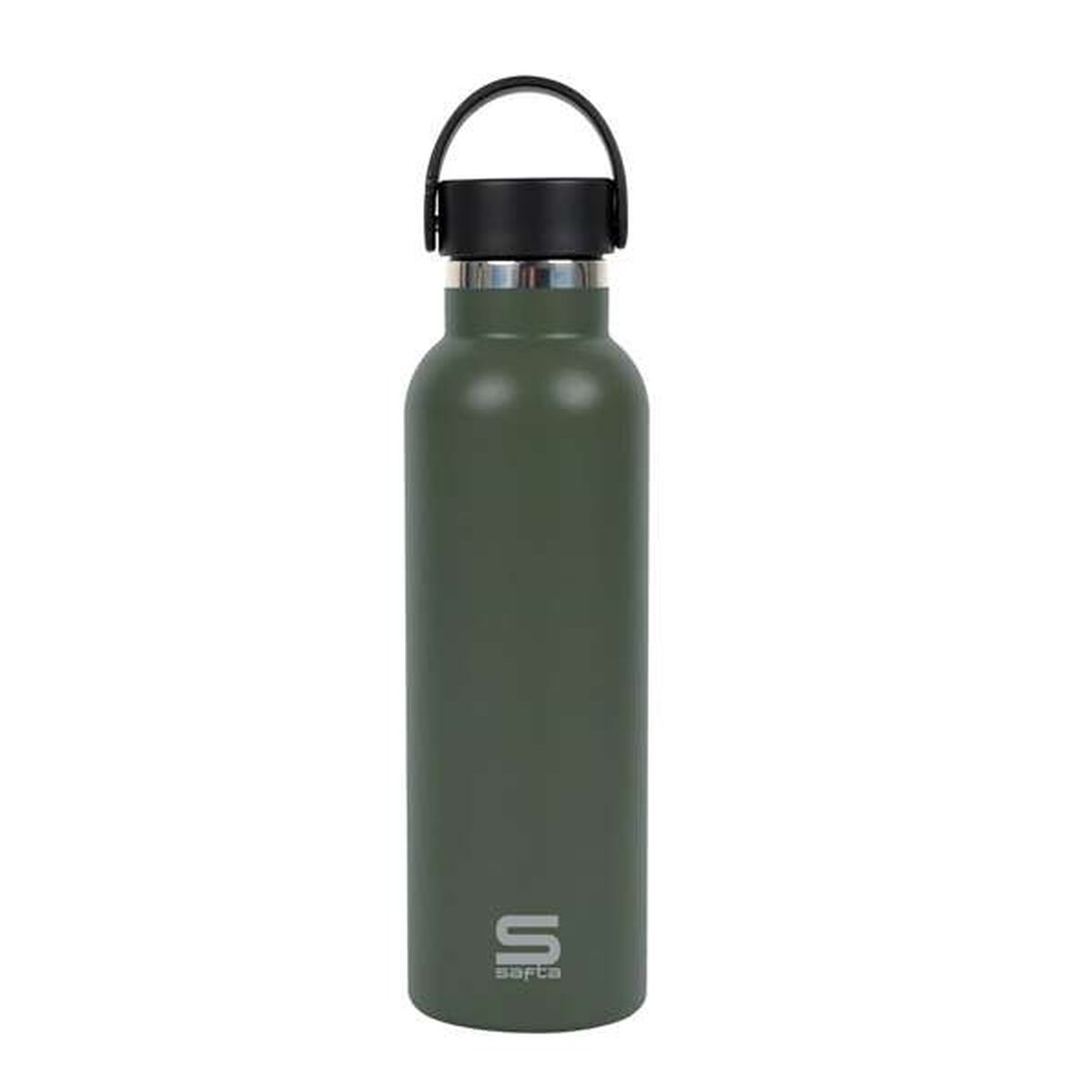 Bouteille d'eau Safta Verde camo Silicone Acier inoxydable