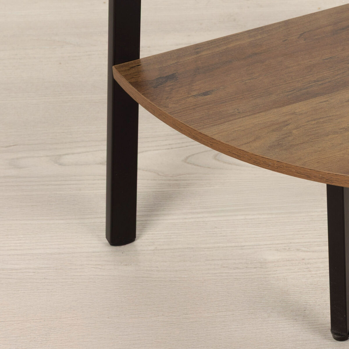 Étagère Max Home Noir Fer Bois MDF 5 Etagères 35 x 160 x 35 cm