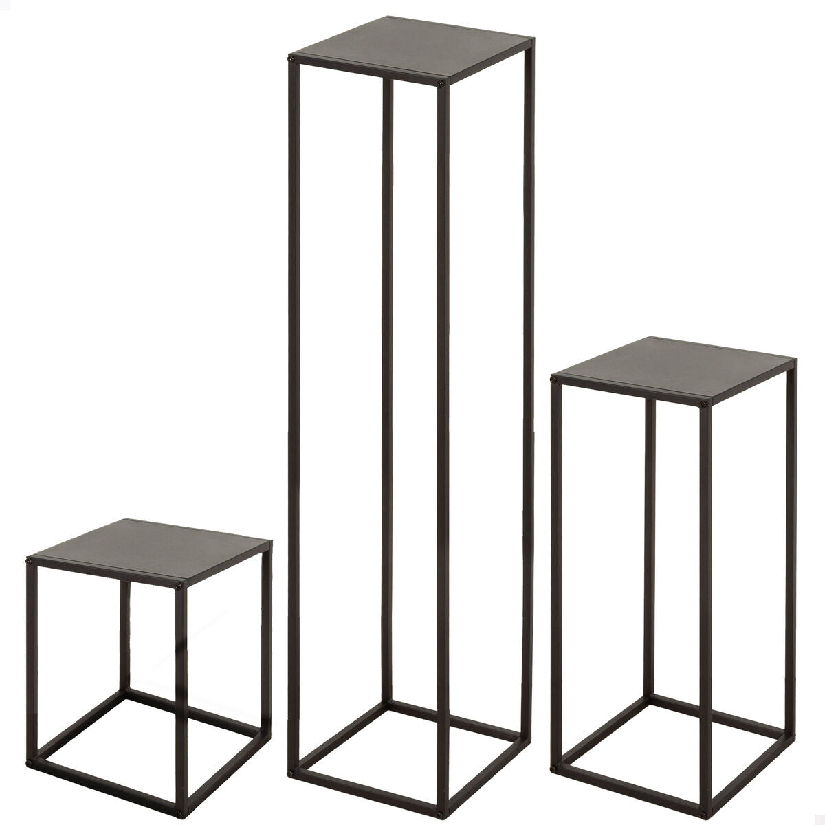 Set de 3 Tables Gigognes Max Home 30 x 90 x 30 cm