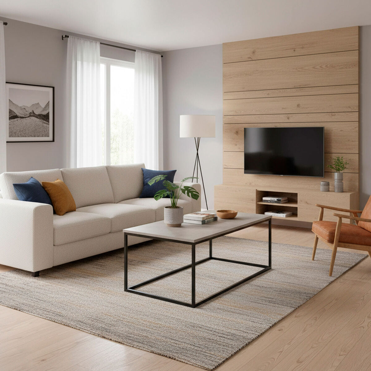 Table Basse Max Home 90 X 40 X 48 CM