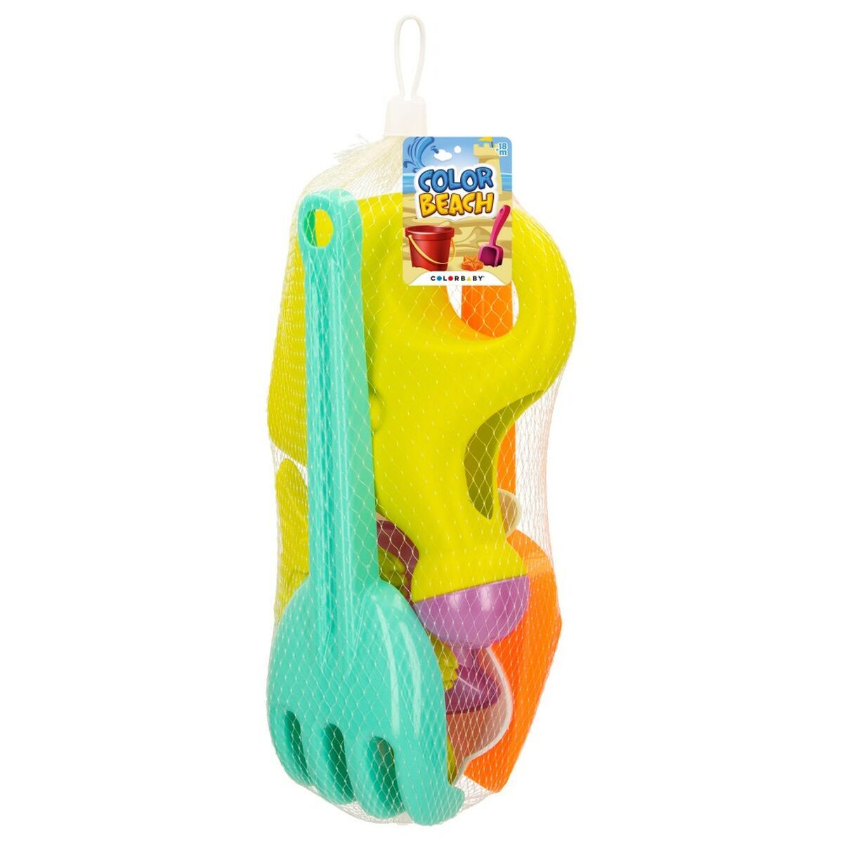 Set de jouets de plage Colorbaby 27cm