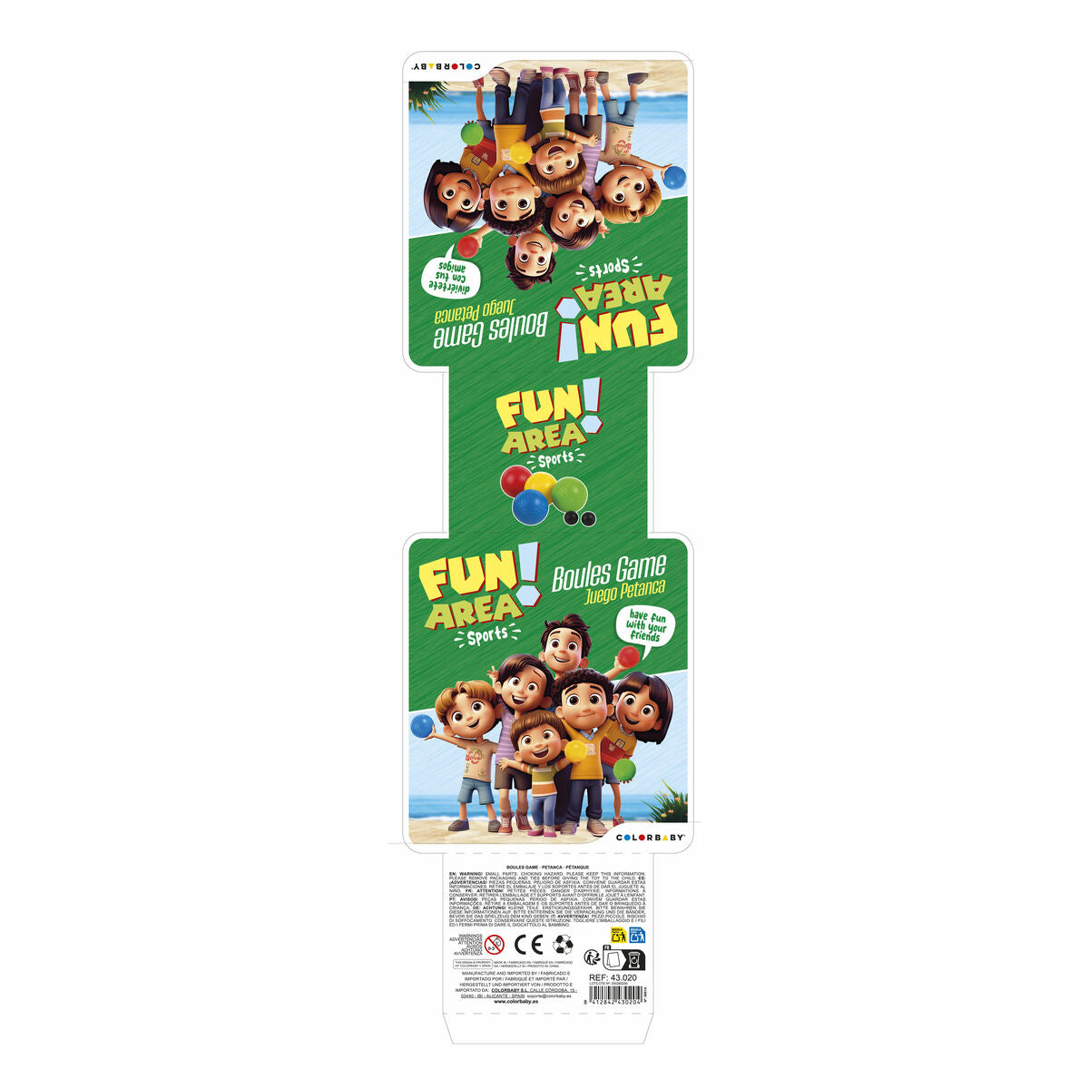 Jeu de pétanque Colorbaby Fun Area! 10 Pièces 31 x 8 x 16,5 cm