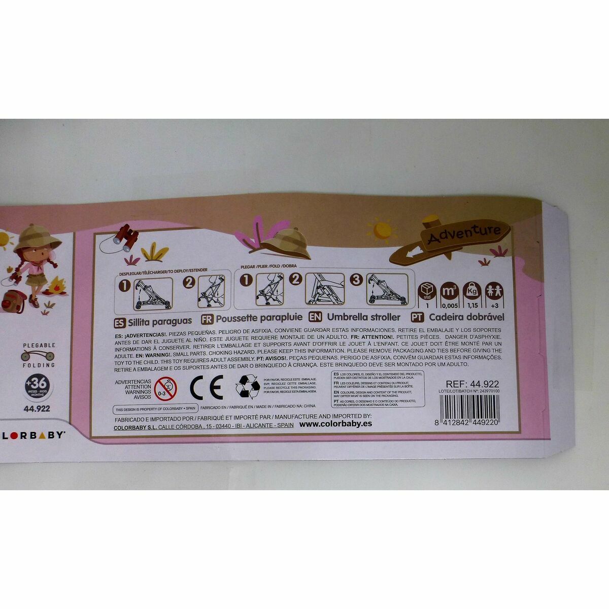 Accessoires pour poupées Colorbaby 28 x 42 x 56 cm