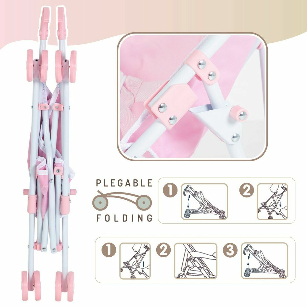 Accessoires pour poupées Colorbaby 28 x 42 x 56 cm