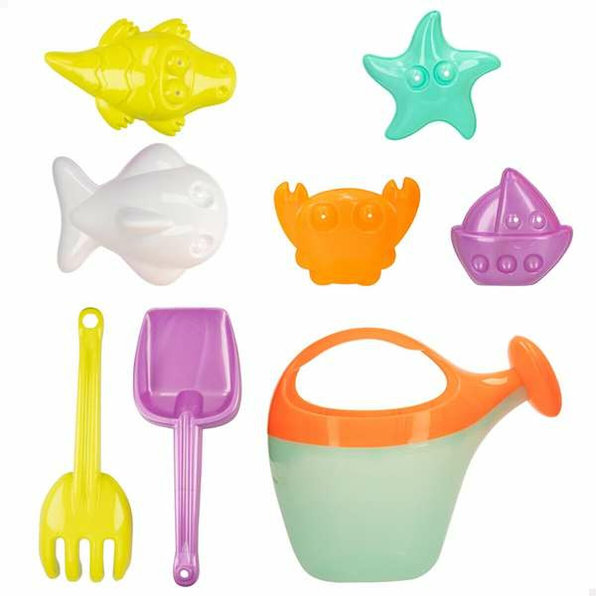 Set de jouets de plage Colorbaby 27cm Multicouleur