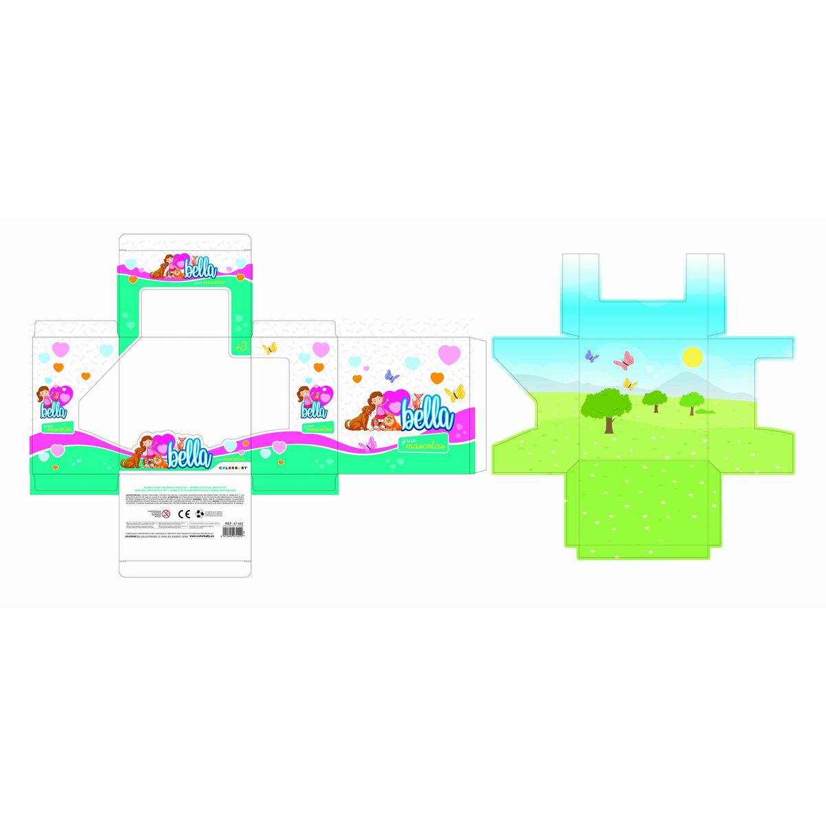 Poupée Colorbaby 12 cm