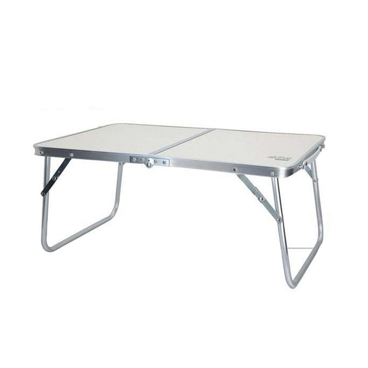 Petite Table d'Appoint Colorbaby Plage Aluminium Pliable (60 x 40 x 26 cm)