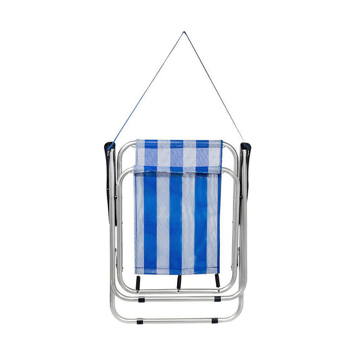 Chaise de Plage Aktive Blanc Blue marine 44 x 45 x 76 cm Marin