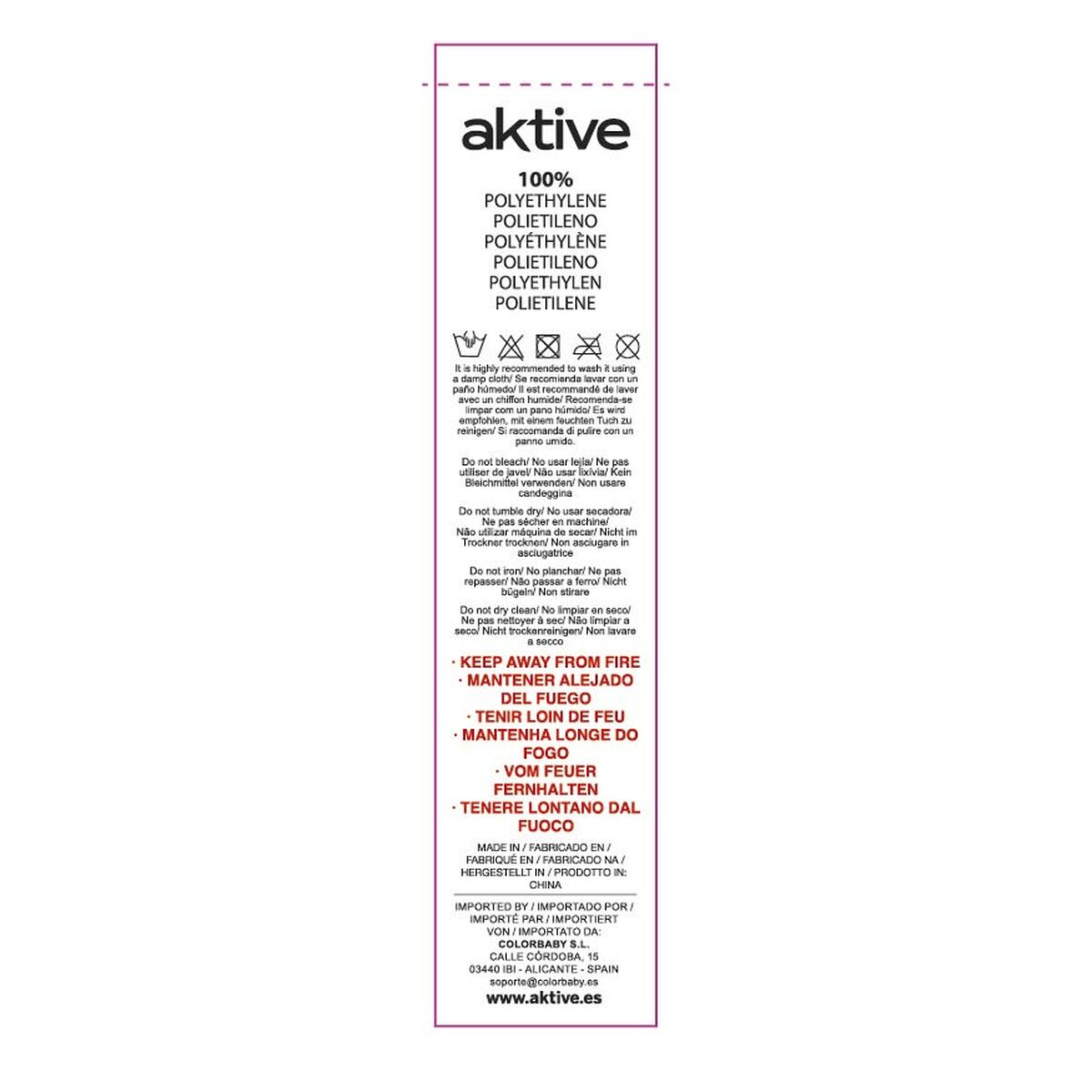 Tonnelle Aktive 300 x 255 x 600 cm Métal Blanc Plastique