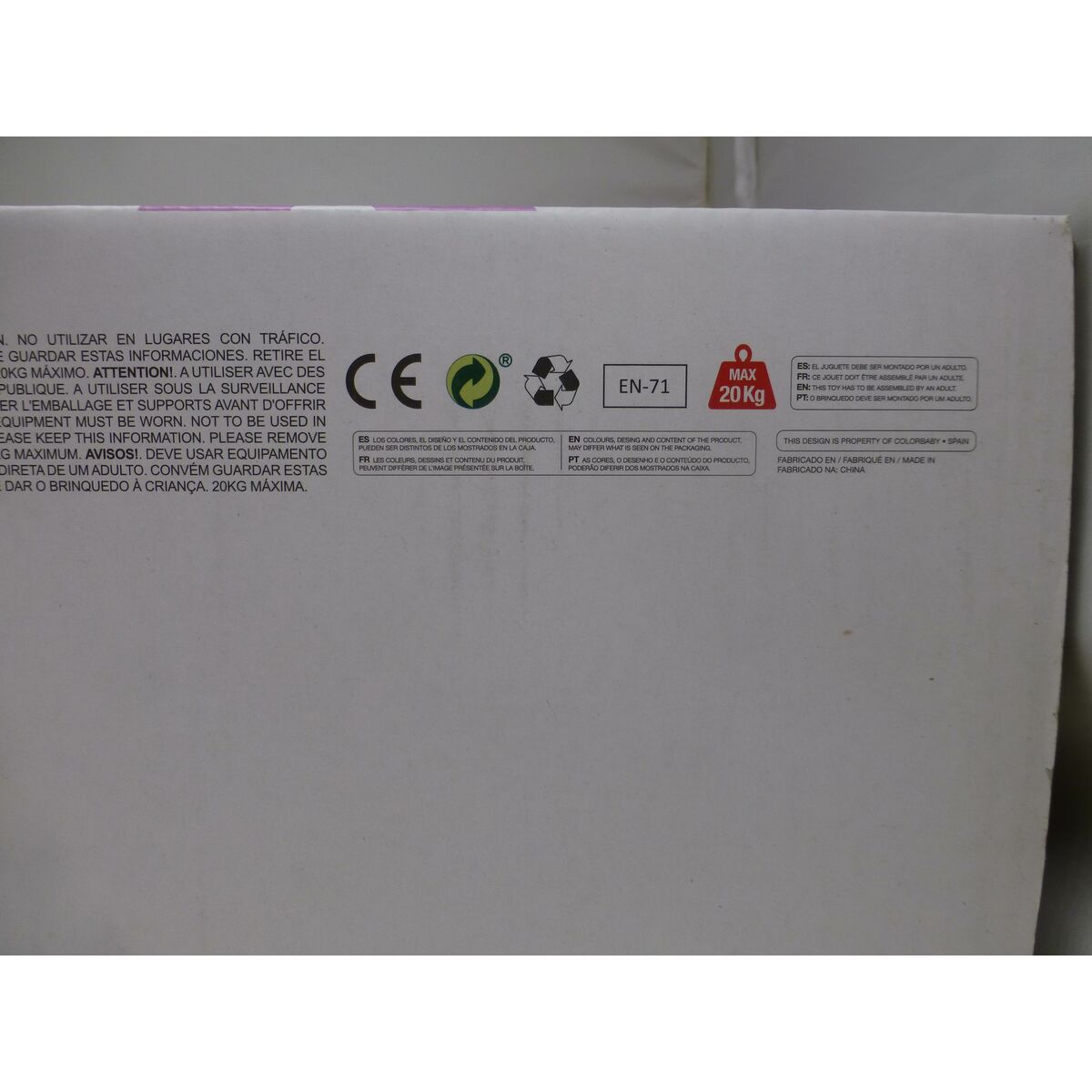 Trottinette Colorbaby Polyuréthane Aluminium Fuchsia