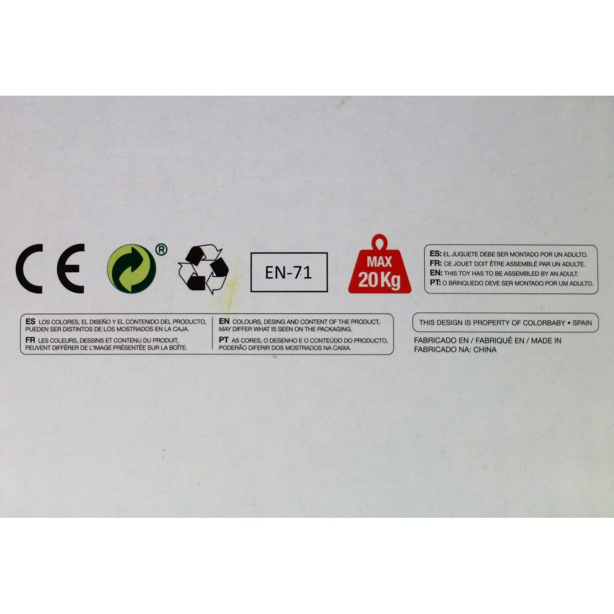 Trottinette Colorbaby Polyuréthane Aluminium Noir