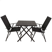 Ensemble Table + 2 Chaises Aktive 75 x 70 x 75 cm (3 Pièces)