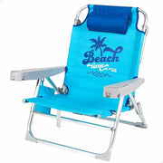Chaise de Plage Aktive 53 x 58 x 28 cm Bleu