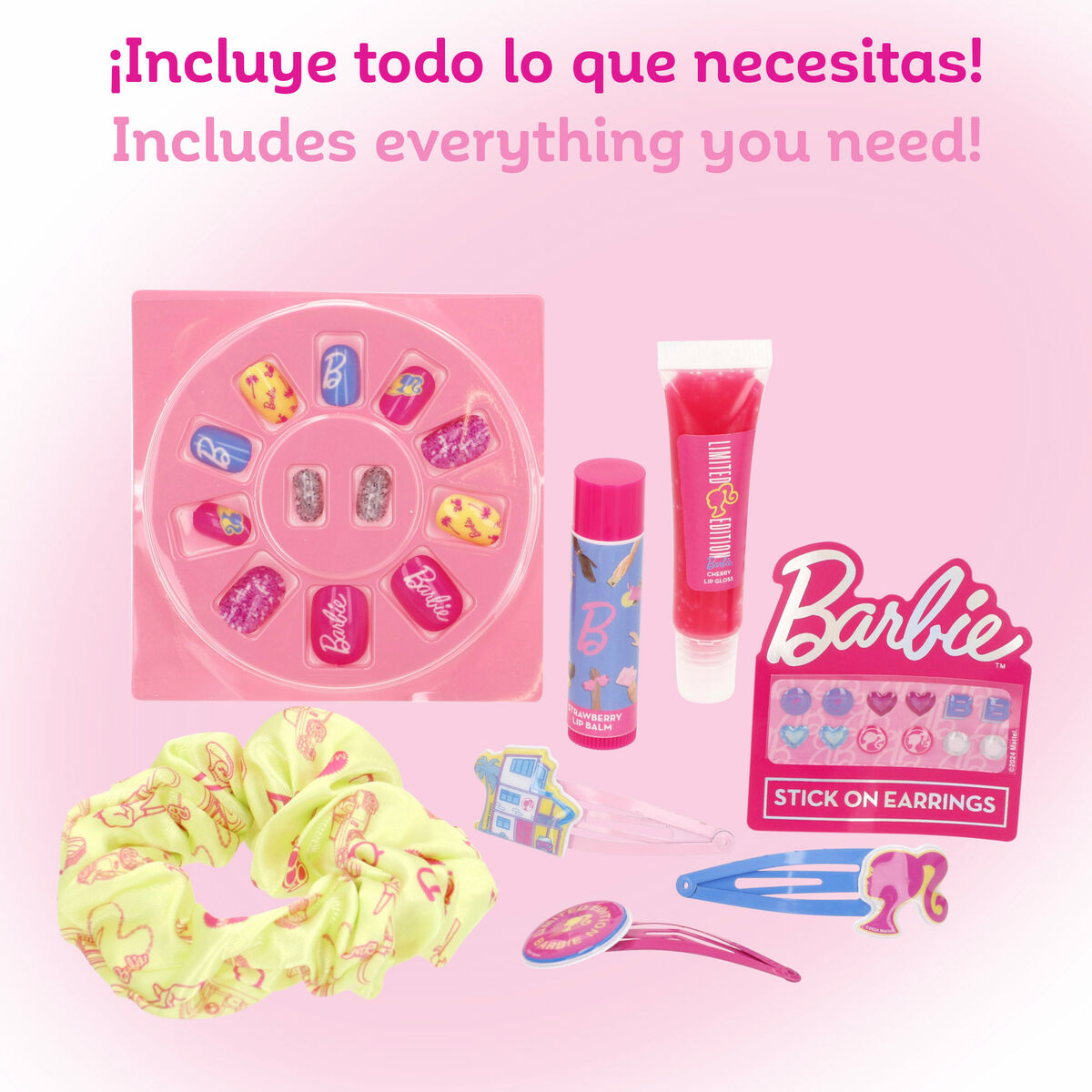 Kit de maquillage pour enfant Barbie 9 x 1 x 9 cm
