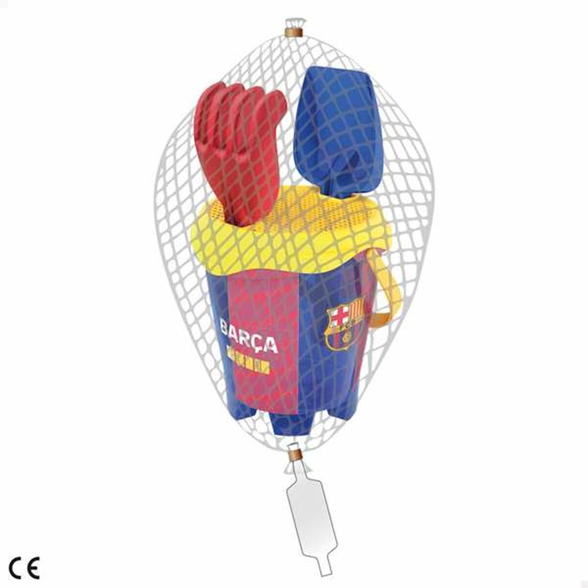 Set de jouets de plage F.C. Barcelona 18 cm