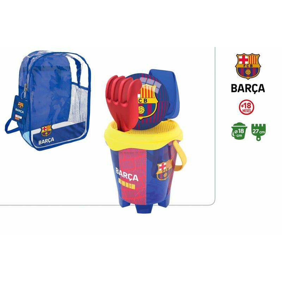 Set de jouets de plage Colorbaby 18 cm