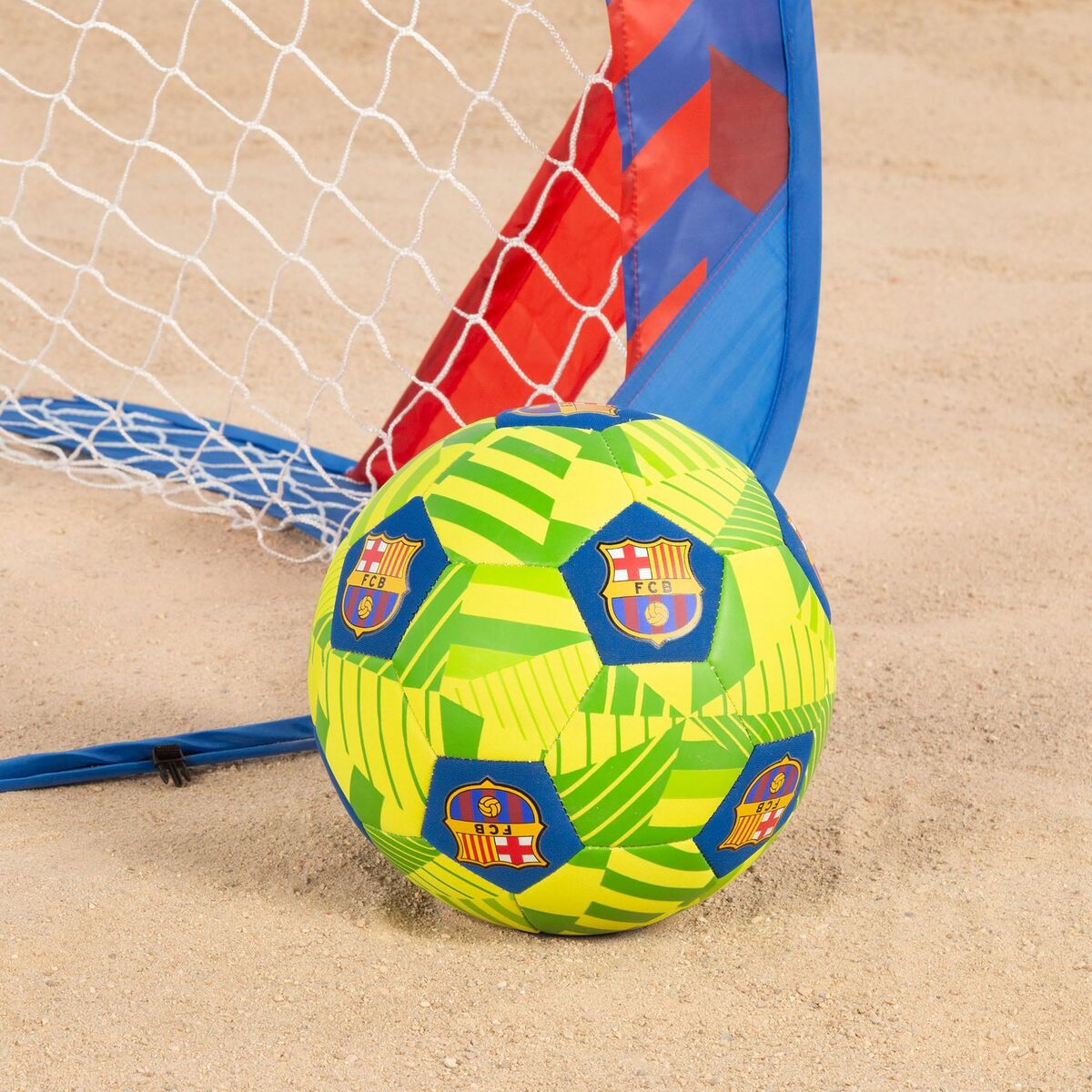 Ballon de plage F.C. Barcelona 21 cm 21 x 21 x 21 cm Vert