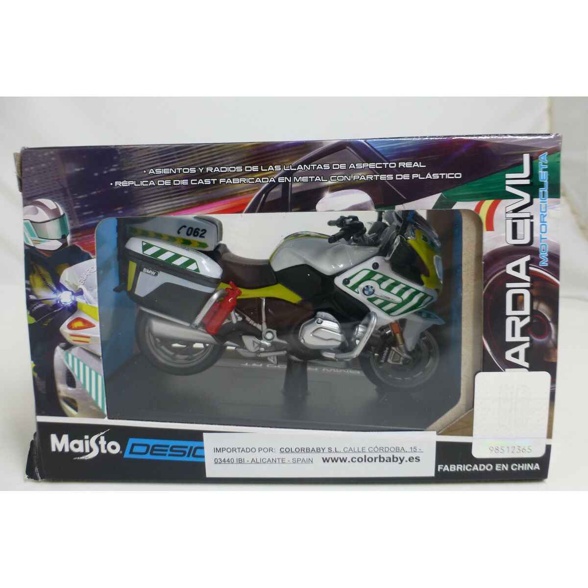 Motocyclette BMW Bmw R 1200 Rt Guardia Civil 1:18