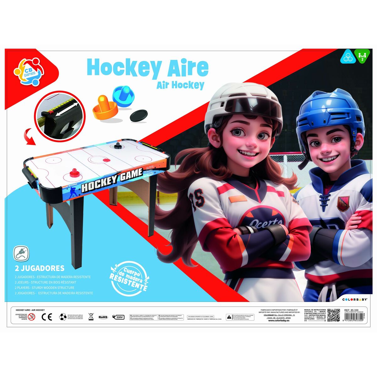 Table de Hockey CB Games 122 x 75 x 61 cm