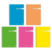 Cahier Pacsa FluorPAC Multicouleur Feuille 80 Volets 21,5 x 31,5 cm 5 Pièces