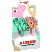 Ciseaux Alpino Multicouleur Blanc/Orange Acier inoxydable 130 mm