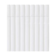 Canisse Nortene Plasticane Ovale 1 x 3 m Blanc PVC