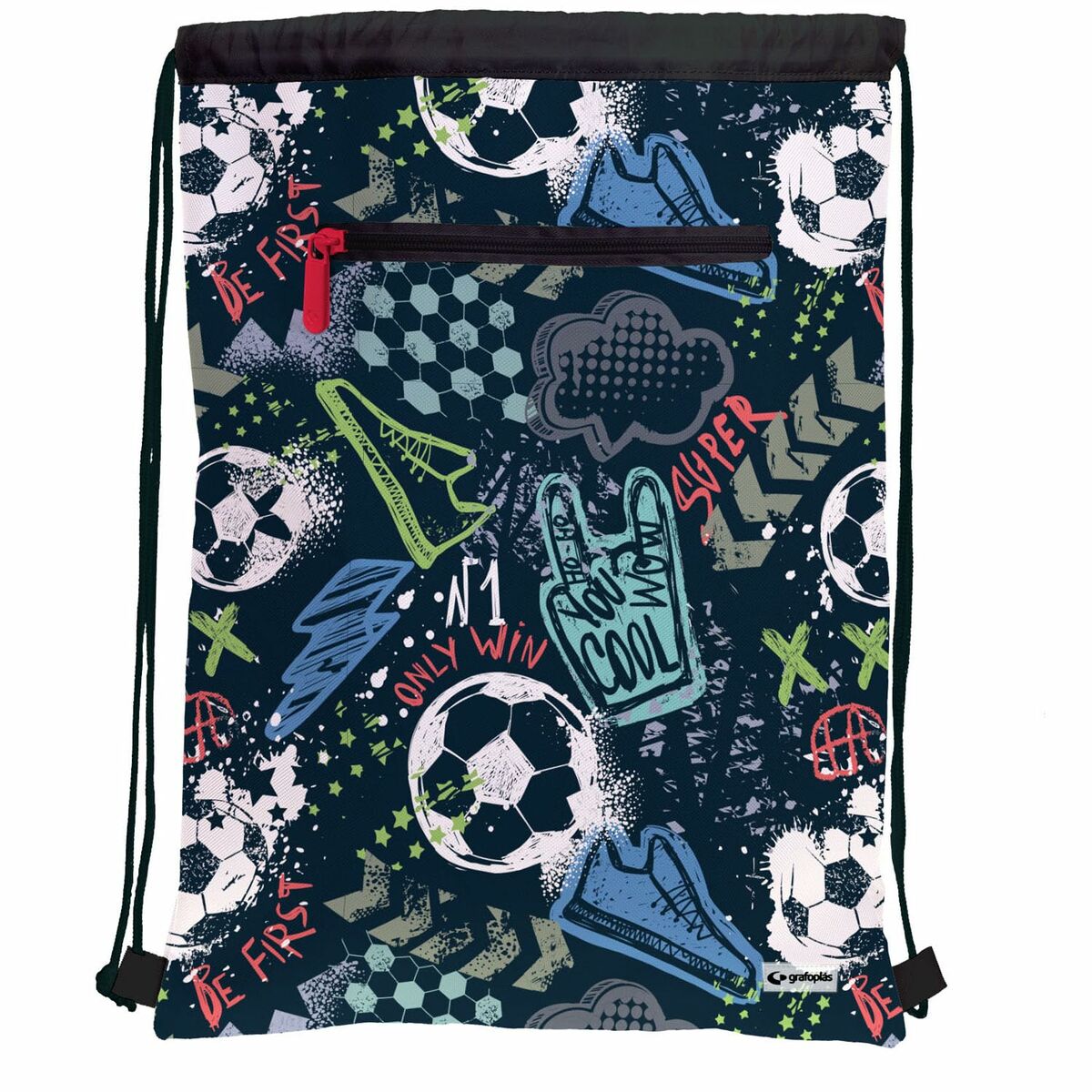 Sac à dos serré par des ficelles Grafoplas