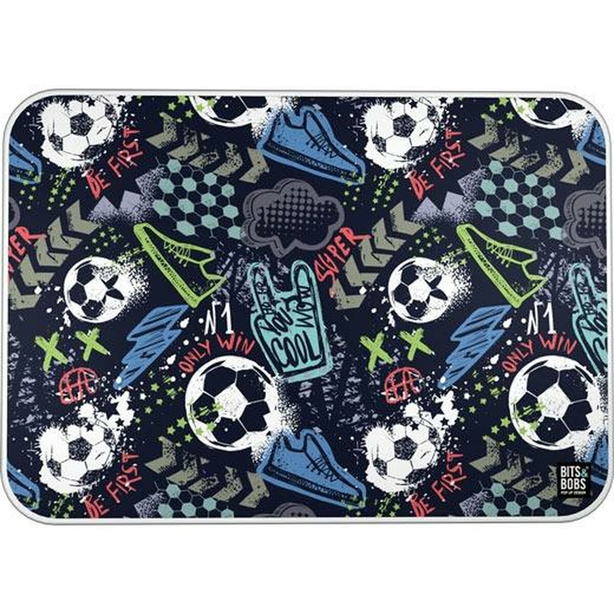 Tapis de protection Bits&Bobs MATCH Multicouleur PVC 47 x 33 cm Bureau (2 Unités)