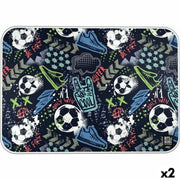 Tapis de protection Bits&Bobs MATCH Multicouleur PVC 47 x 33 cm Bureau (2 Unités)