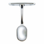 Support de tringle de penderie Stor Planet Oblongue Chrome 2,5 x 1,5 cm Argenté (2 Unités)