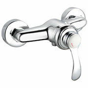 Mitigeur Rousseau Byron Gris Chrome Métal Laiton 15 cm Douche