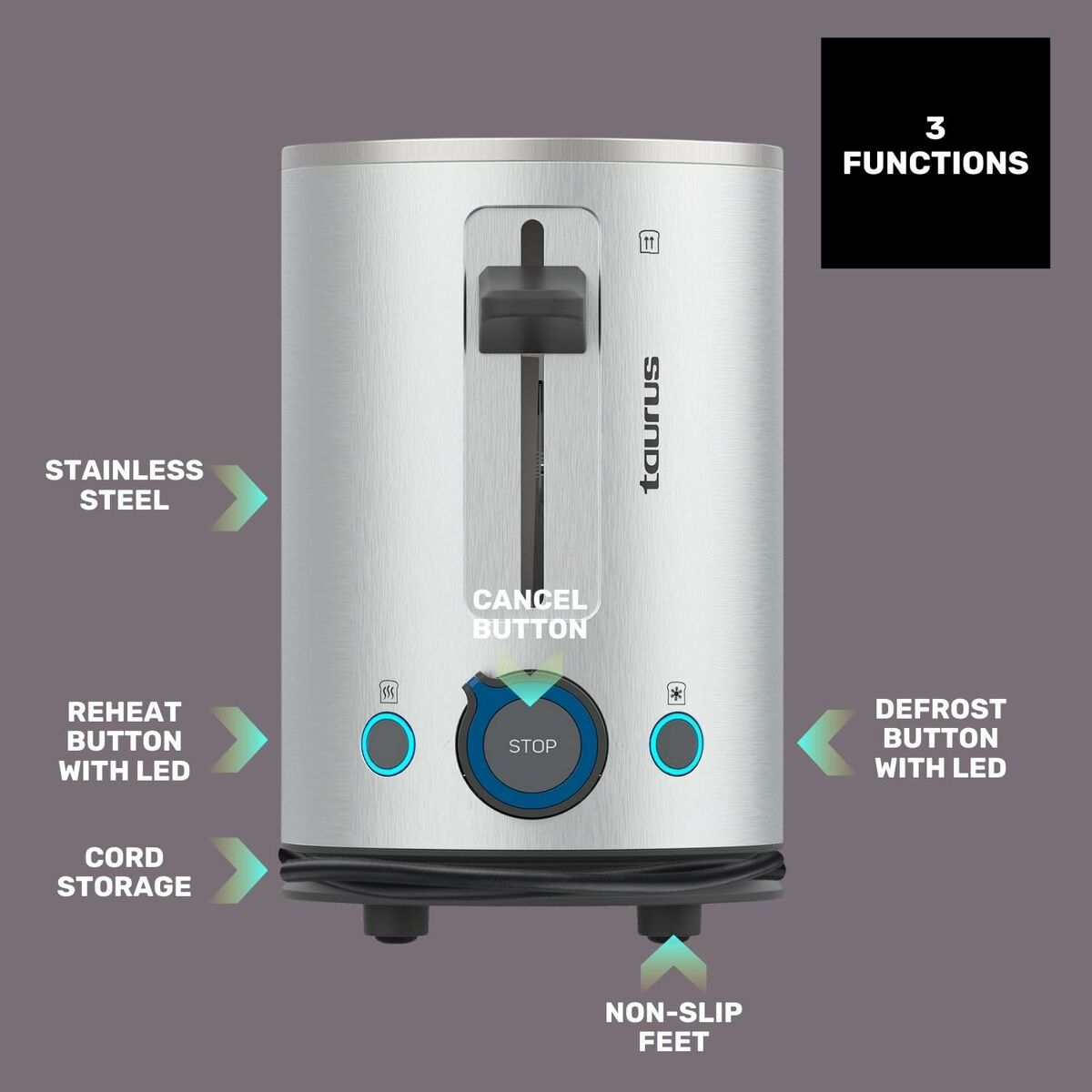 Grille-pain Taurus MY TOAST NEW LE